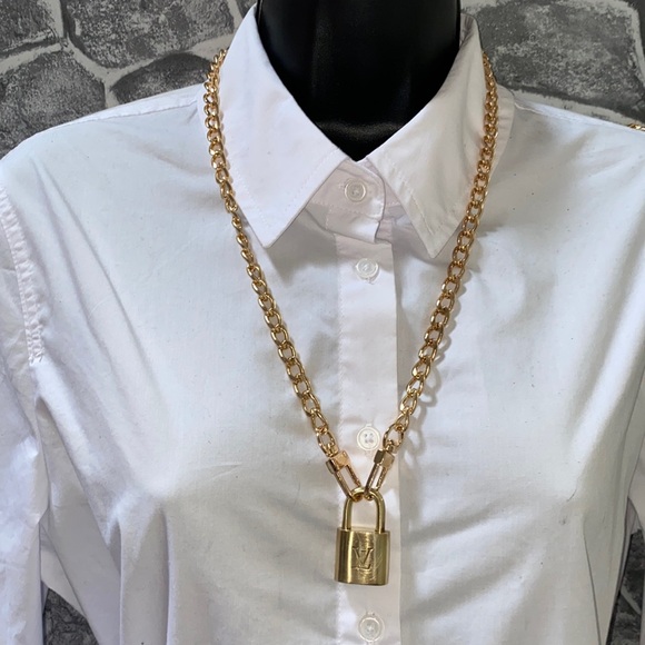 Authentic Louis Vuitton Lock on Chain - Picture 1 of 10